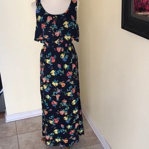 Full Length Floral Summer Dress (L)